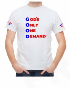 "G.O.O.D. = God's Only One Demand"™ Tee